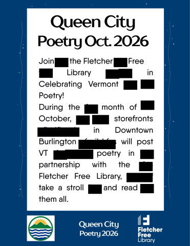 Queen City Poetry flyer